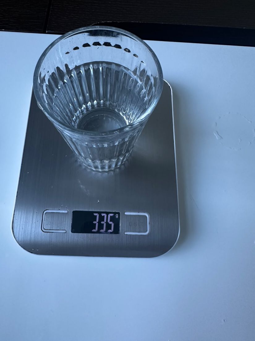 Step 4: Weigh again